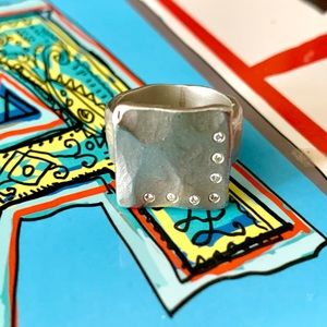 Saundra Messinger Square Top Ring